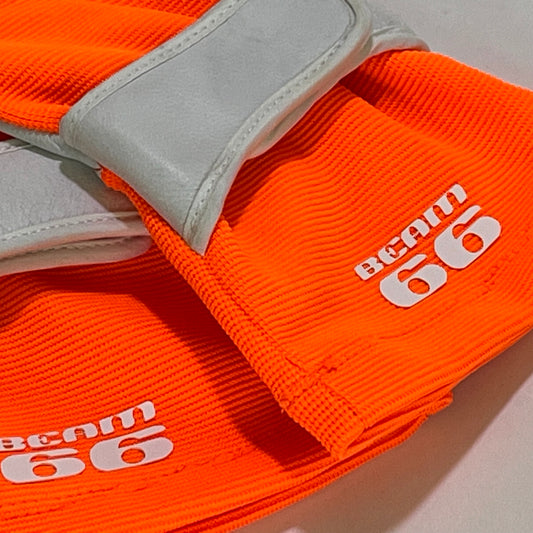 BEAM66 Racing Glove - Genuine Leather - Orange (version 1.1)