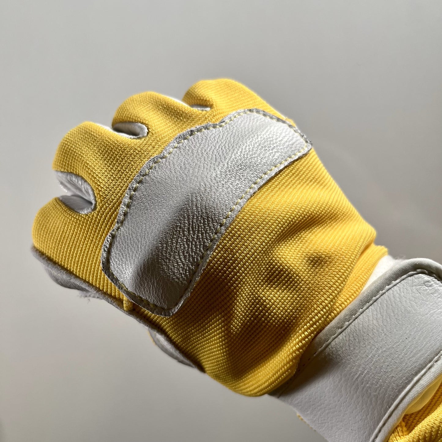 BEAM66 Racing Glove - Genuine Leather - Yellow