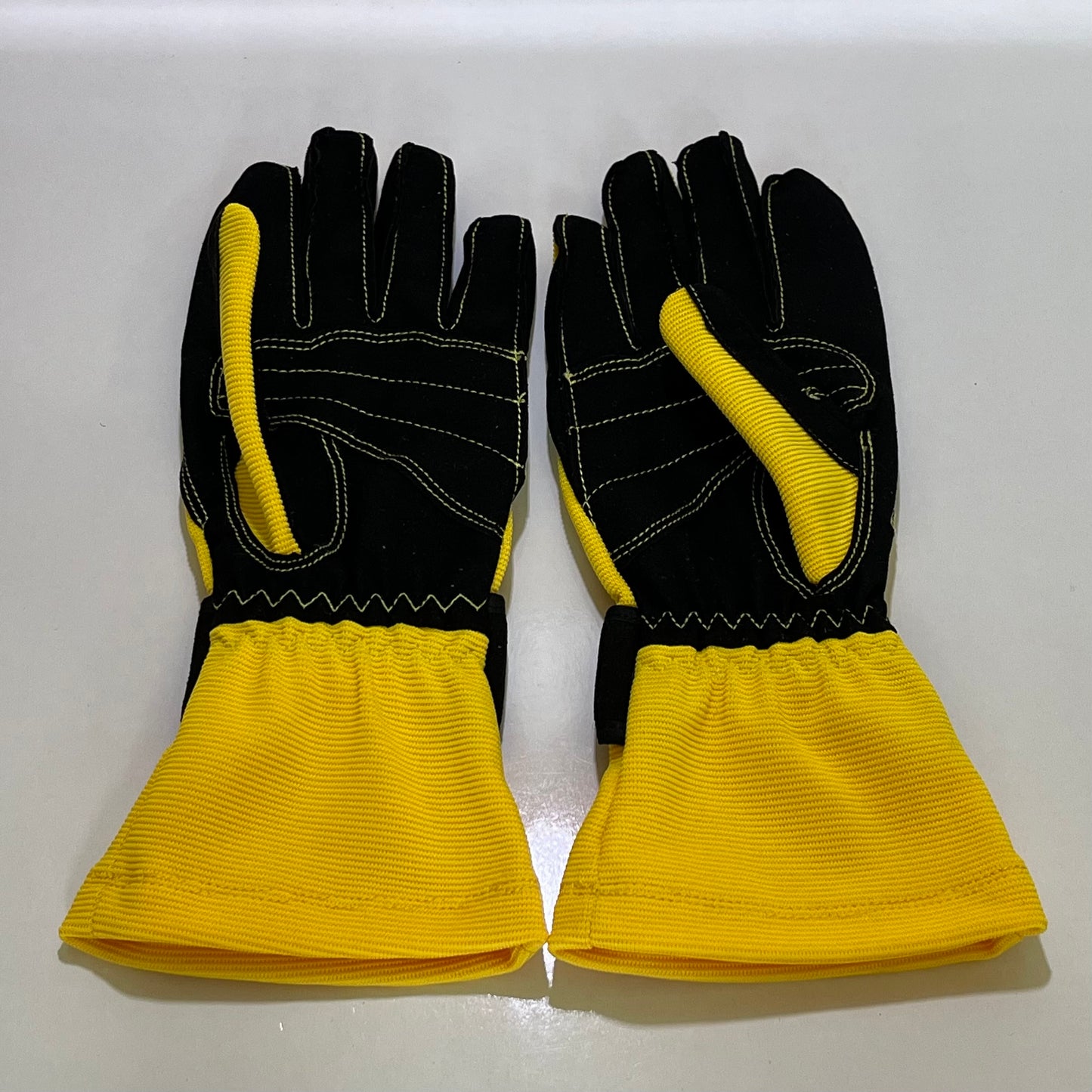 BEAM66 Racing Glove - Synthetic Leather - Yellow