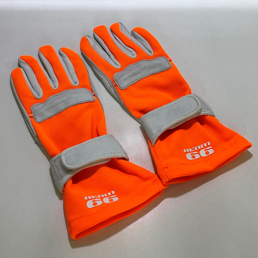 BEAM66 Racing Glove - Genuine Leather - Orange (version 1.1)