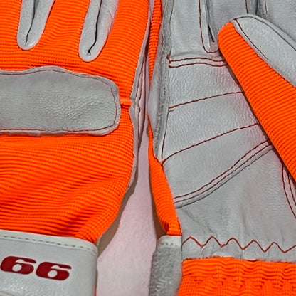 BEAM66 Racing Glove - Genuine Leather - Orange (version 1.0)