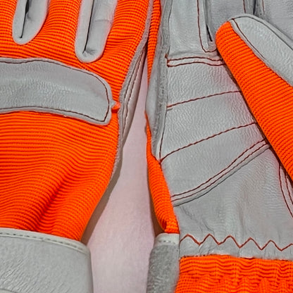 BEAM66 Racing Glove - Genuine Leather - Orange (version 1.1)