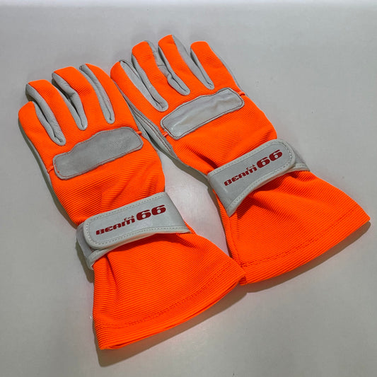 BEAM66 Racing Glove - Genuine Leather - Orange (version 1.0)