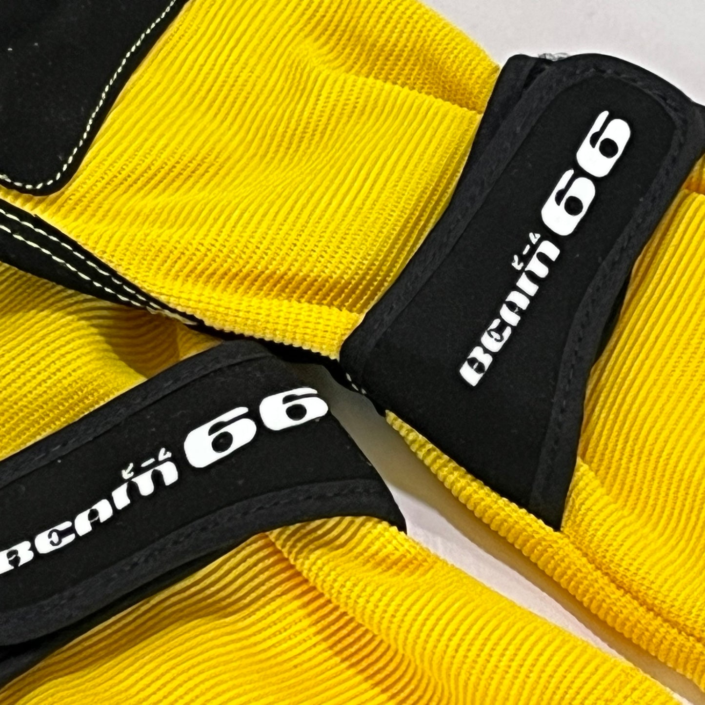 BEAM66 Racing Glove - Synthetic Leather - Yellow