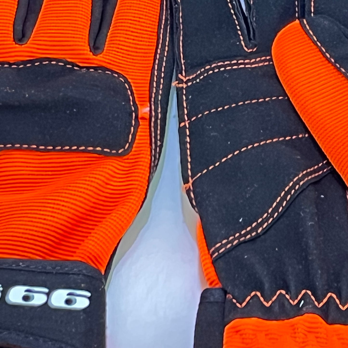 BEAM66 Racing Glove - Synthetic Leather - Orange